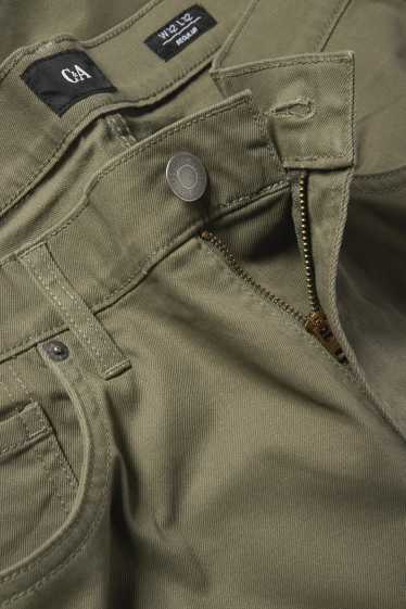 Men - Trousers - regular fit - khaki