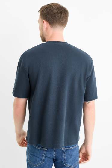 Herren - T-Shirt - Relaxed Fit - dunkelblau