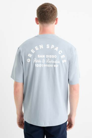 Herren - T-Shirt - Relaxed Fit - hellblau
