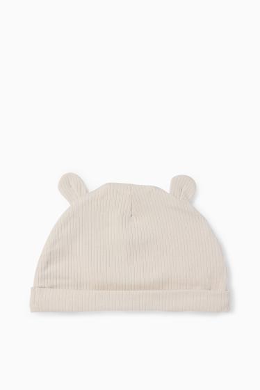 Unisex - Bärchen - Erstlings-Set - 4 teilig - cremeweiss