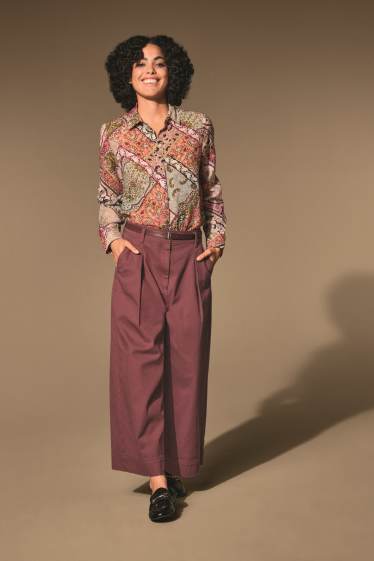 Damen - Bluse - geblümt - bunt