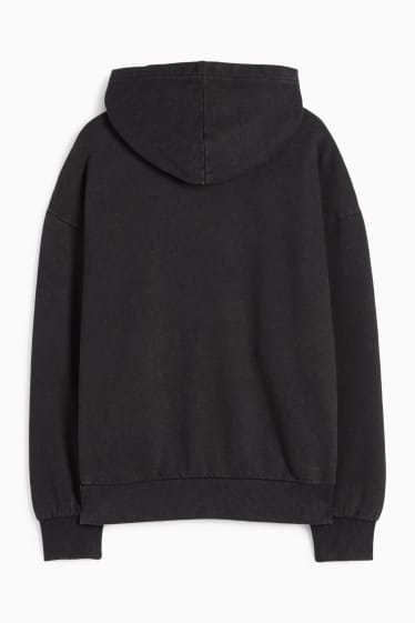 Kinder Buben - Skater-Skelett - Hoodie - schwarz