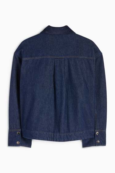 Damen - Jeansjacke - dunkeljeansblau