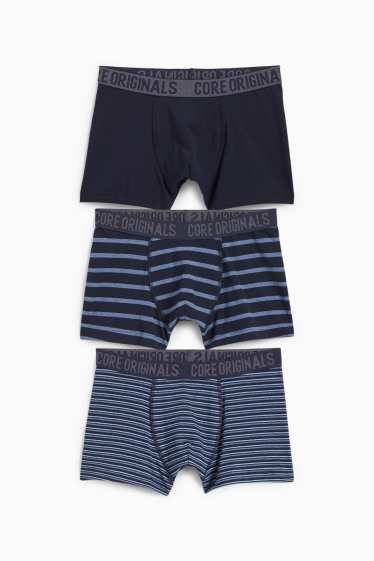 Kinder Buben - Multipack 5er - Boxershorts - dunkelblau