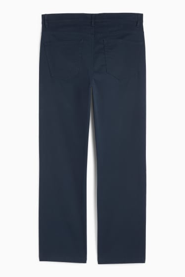 Men - Trousers - regular fit - dark blue