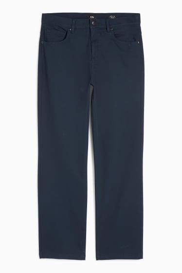 Men - Trousers - regular fit - dark blue