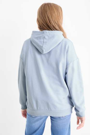 Kinder Mädchen - Lilo & Stitch - Hoodie - hellblau