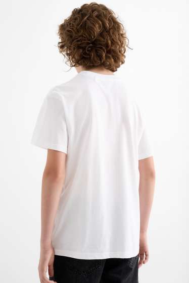 Kinder Jungen - Multipack 2er - Minecraft - Kurzarmshirt - schwarz / weiss
