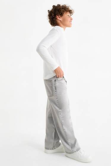 Copii - Băieți - Baggy jeans - denim-gri deschis