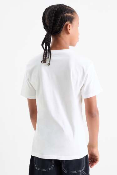 Kinder Jungen - Gorillaz - Kurzarmshirt - weiss