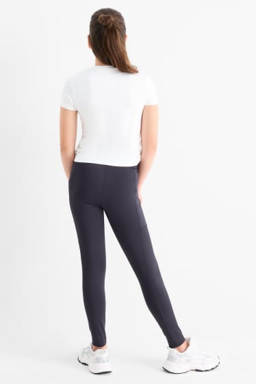Kinder Mädchen - Multipack 2er - Funktions-Leggings - dunkelblau