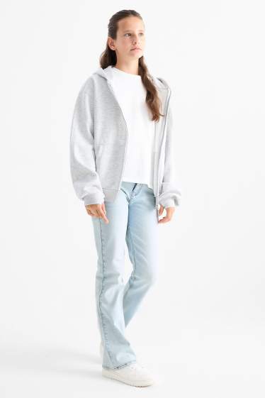 Kinder Mädchen - Bootcut Jeans - LYCRA® - helljeansblau