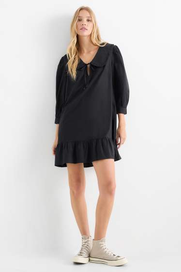 Femmes - Robe-chemisier - noir