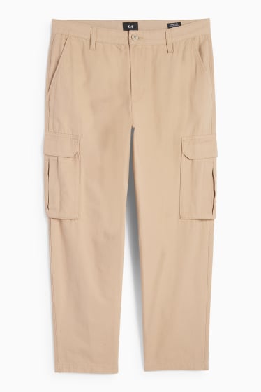Heren - Cargobroek - beige