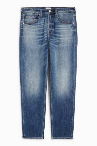 Pánské - Relaxed tapered jeans - džíny - modré