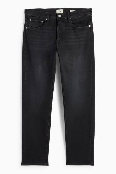 Herren - Regular Jeans - dunkeljeansgrau