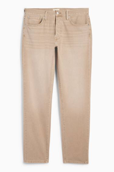 Herren - Regular Jeans - hellbeige