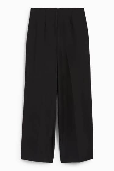 Femei - Pantaloni office - talie medie - regular fit - negru