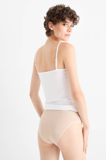 Damen - Multipack 4er - Slip - dunkelrosa