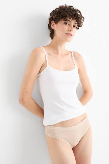 Damen - Multipack 4er - Slip - dunkelrosa