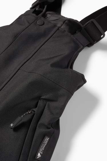 Copii - Băieți - Pantaloni de schi - impermeabili - negru