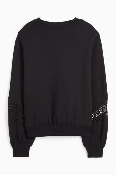 Dames - Sweatshirt - zwart