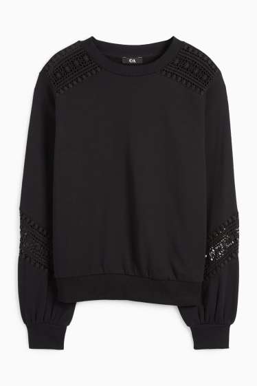 Dames - Sweatshirt - zwart