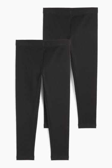 Kinder Mädchen - Multipack 2er - Leggings - schwarz