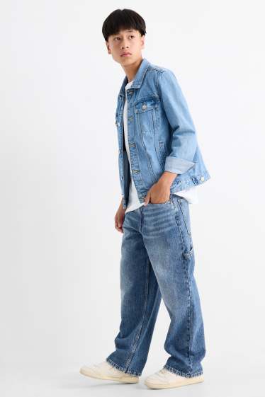 Děti - chlapci - Baggy jeans - džíny - modré