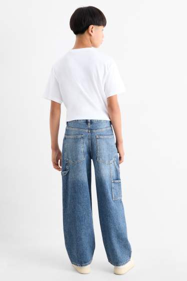 Děti - chlapci - Baggy jeans - džíny - modré