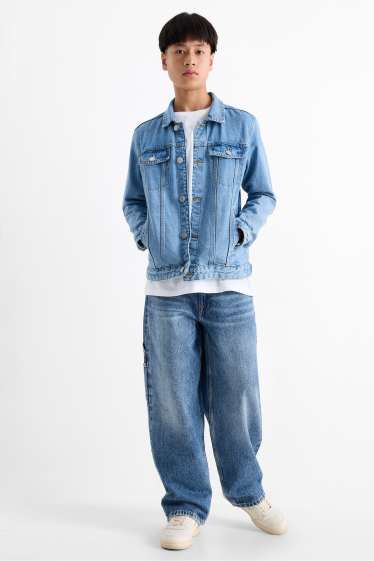 Děti - chlapci - Baggy jeans - džíny - modré