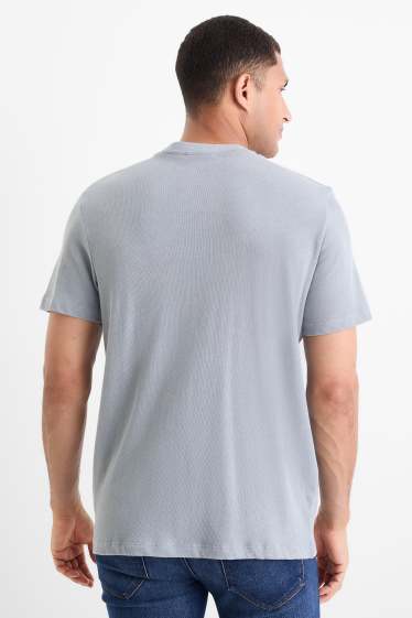 Pánské - Tričko - regular fit - šedá