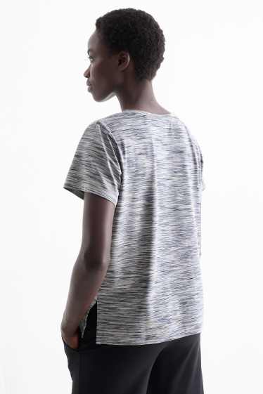Dames - Sportshirt - UV-bescherming - blauw
