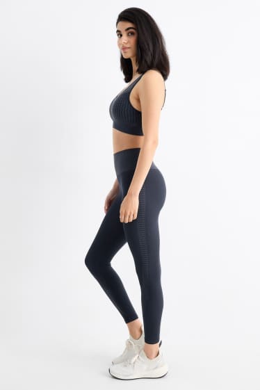 Women - Active Leggings - dark blue