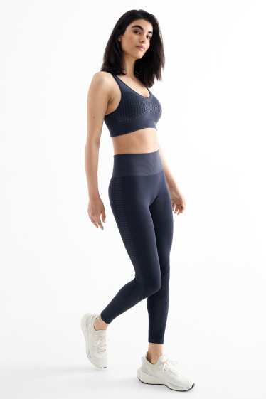 Women - Active Leggings - dark blue