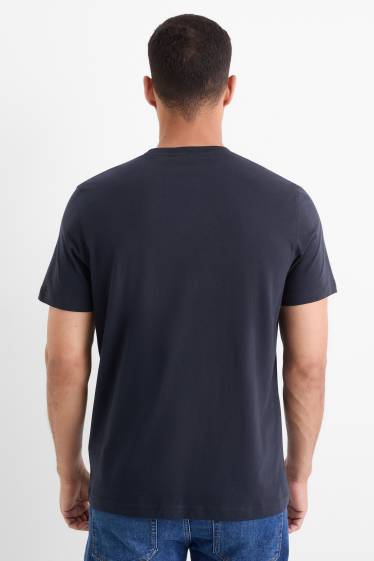 Bărbați - Tricou - regular fit - albastru închis