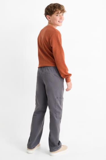 Bambini - Pantaloni cargo - grigio scuro