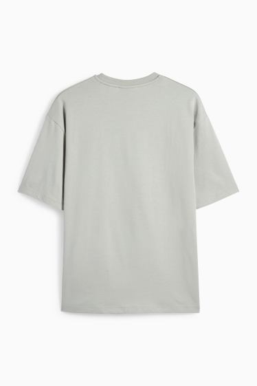 Bărbați - Tricou - relaxed fit - gri deschis