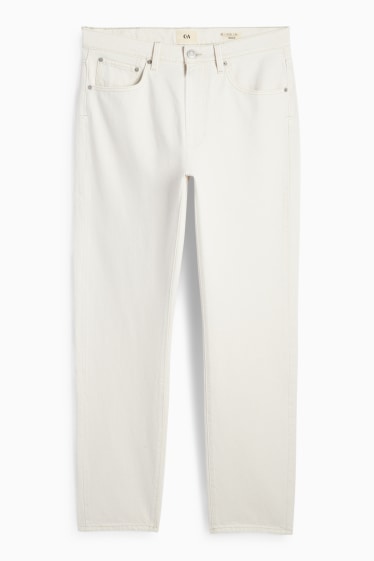 Herren - Regular Jeans - cremeweiss