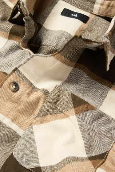 Men - Shirt - brown