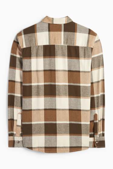 Men - Shirt - brown