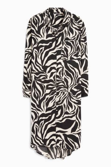 Dona - Vestit - negre/beix
