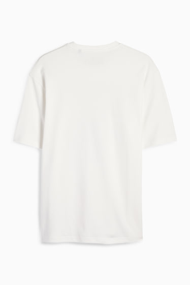 Heren - T-shirt - relaxed fit - The Beatles - wit