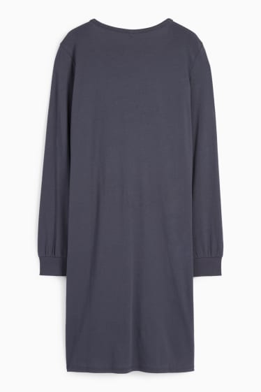 Donna - Camicia da notte - blu scuro