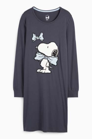 Donna - Camicia da notte - blu scuro