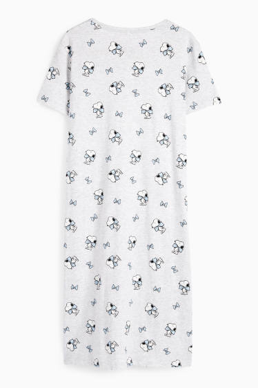 Femmes - Chemise de nuit - Peanuts - gris clair chiné