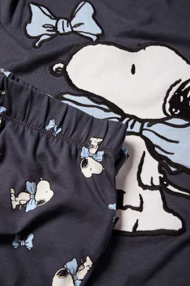 Damen - Pyjama - Peanuts - dunkelblau