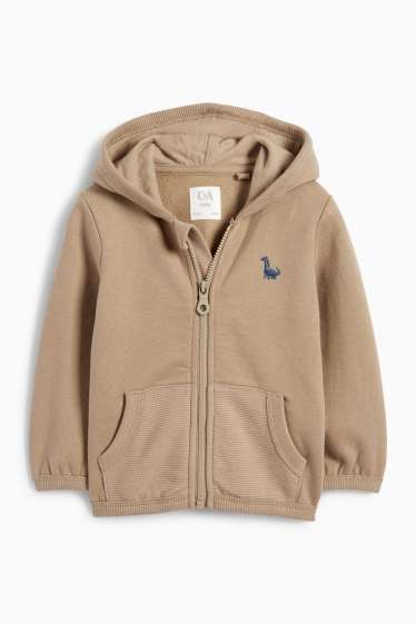 Bébés garçons - Dinosaure - tenue bébé - 2 pièces - beige