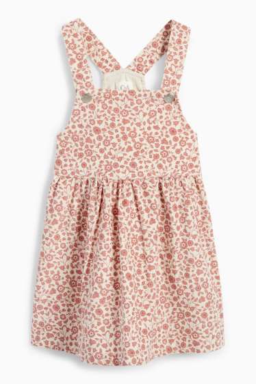 Bébés filles - Petites fleurs - tenue bébé - 2 pièces - blanc crème