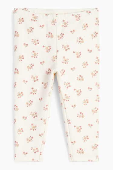 Bébés filles - Petits cœurs et petites fleurs - tenue pour bébé - 3 pièces - rose